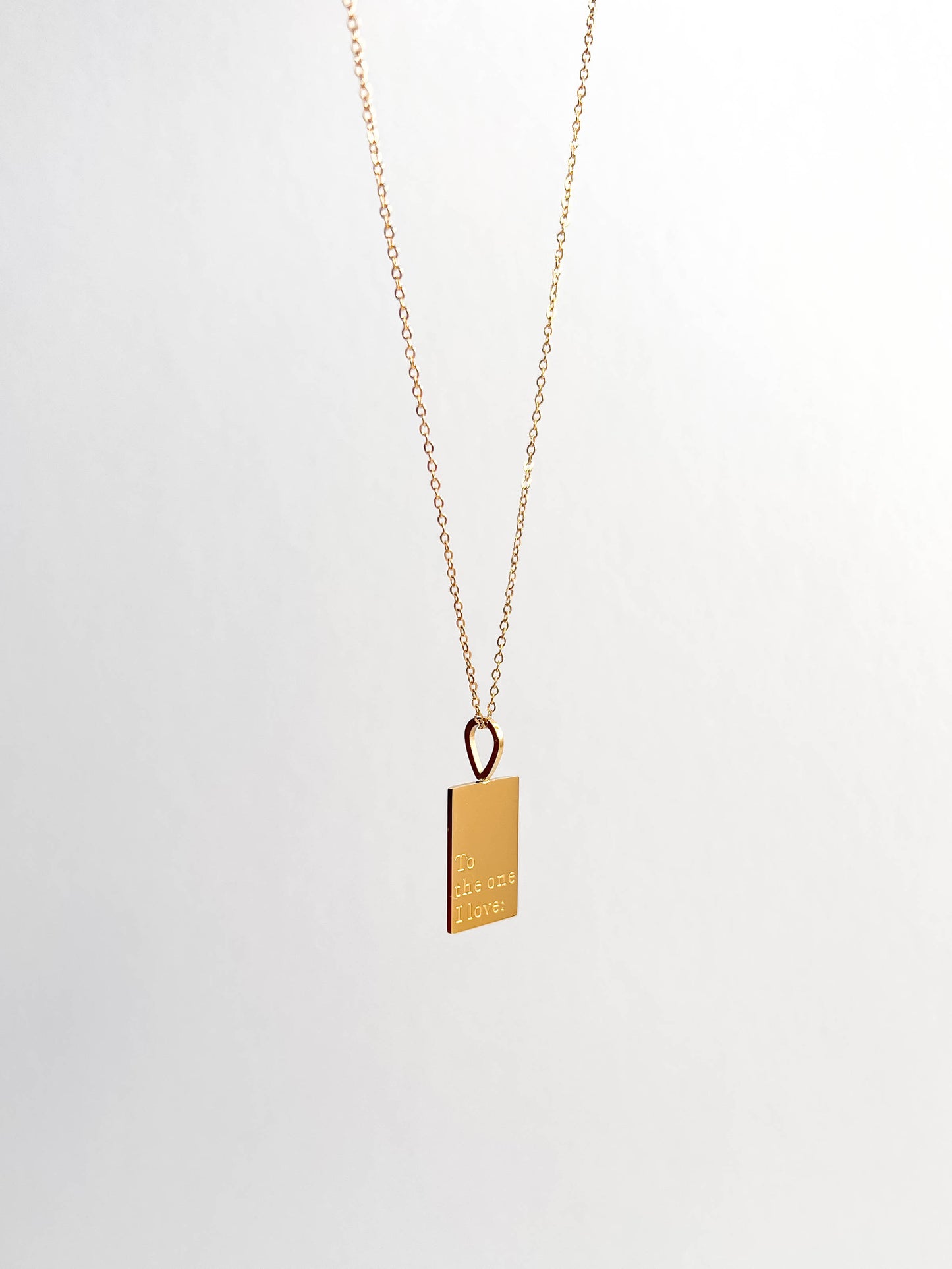 To the one i love Necklace