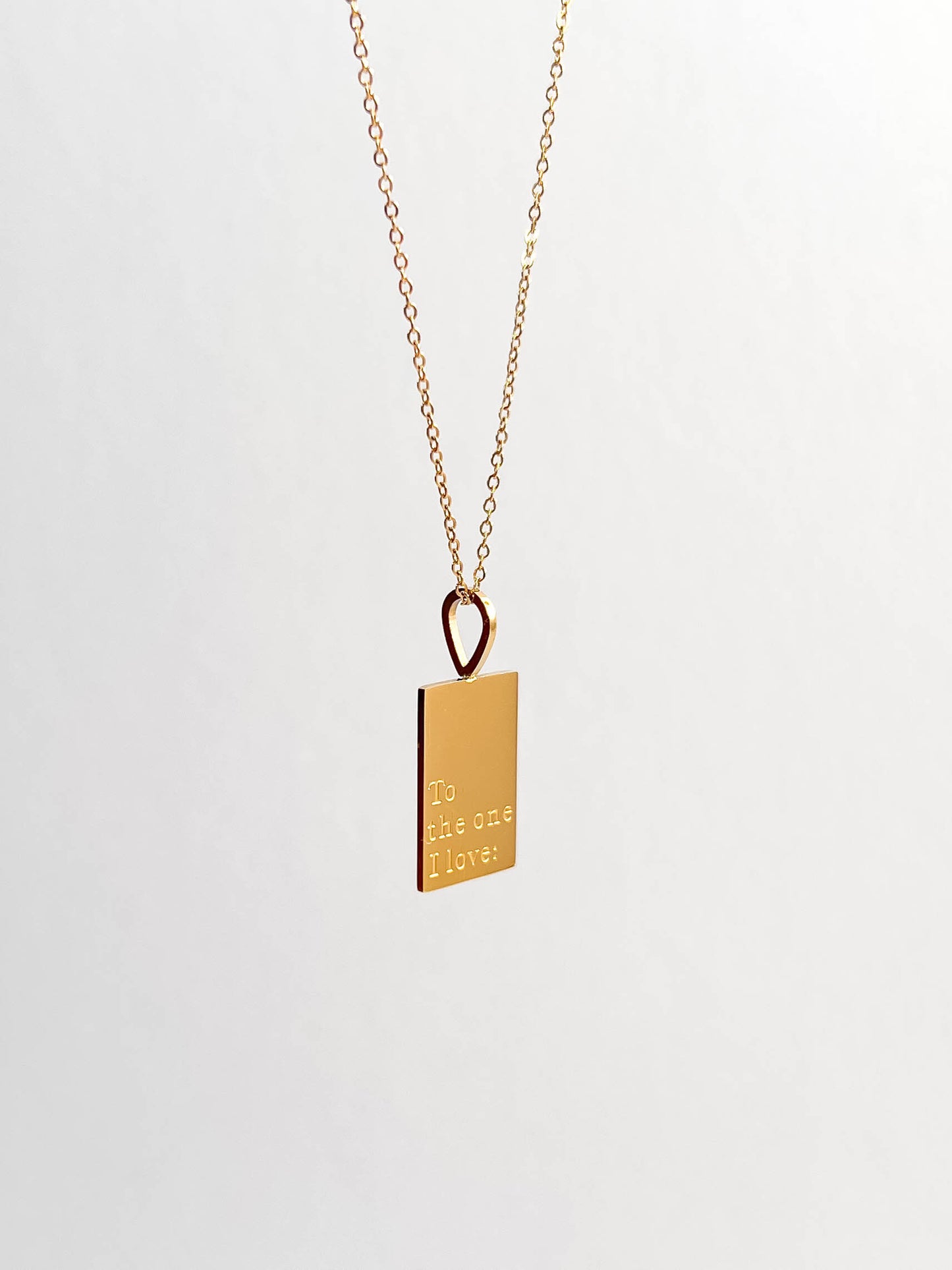 To the one i love Necklace